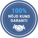 emblem 100% nöjd kund garanti